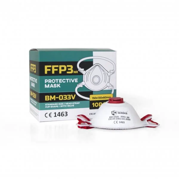 FFP3 respiratorius BM-033V (10 vnt.)