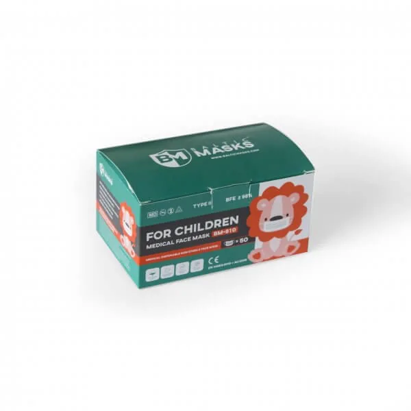 Children disposable medical masks BM-810 (3 layers 50pcs.)
