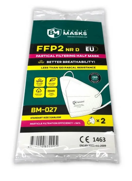 FFP2 respiratorius BM-027 (2 vnt.)
